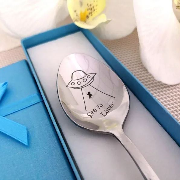 Engraved Gift Coffee Spoon