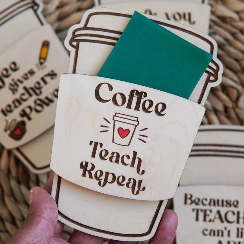 Teacher Gift Card Holder
