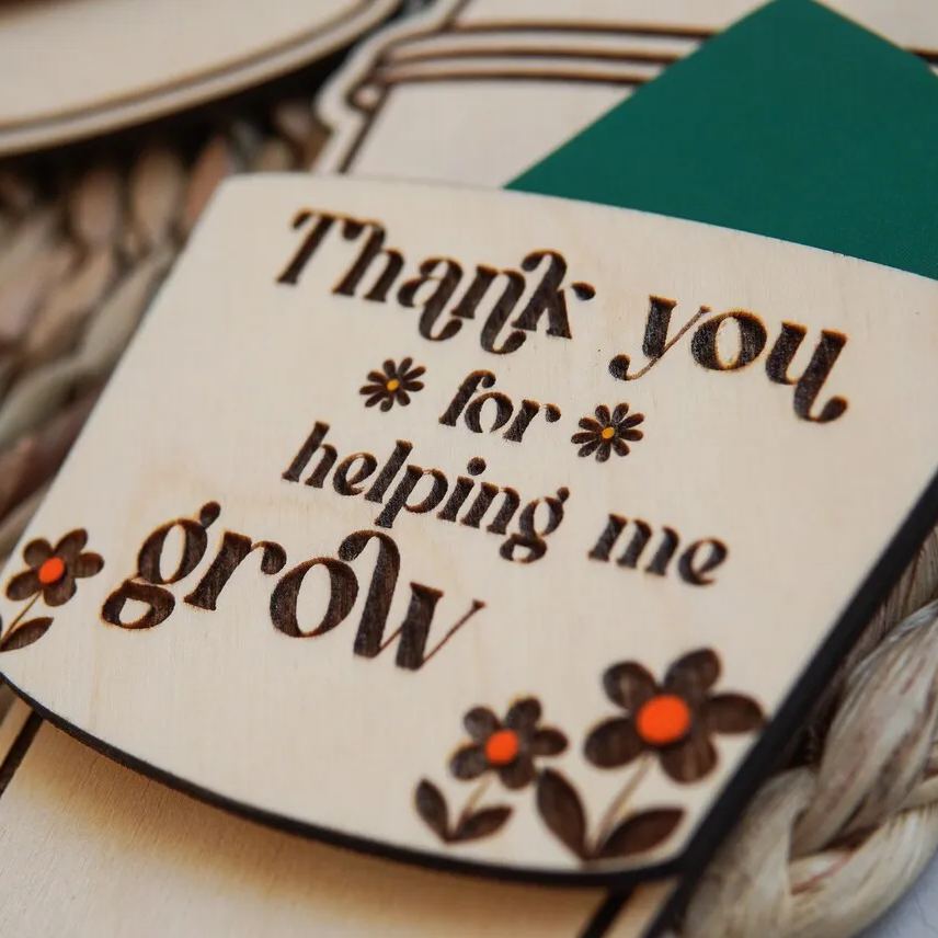 Teacher Gift Card Holder