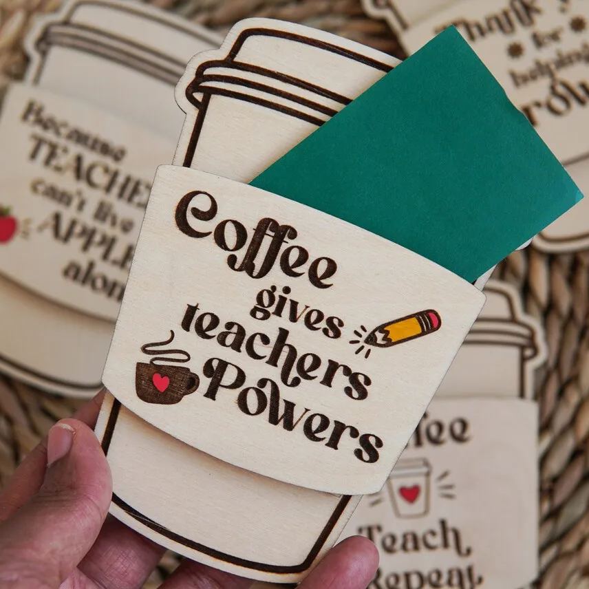 Teacher Gift Card Holder