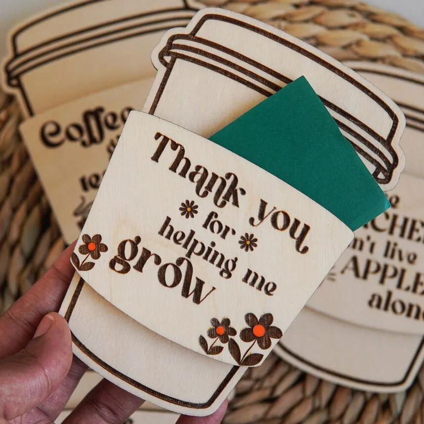 Teacher Gift Card Holder
