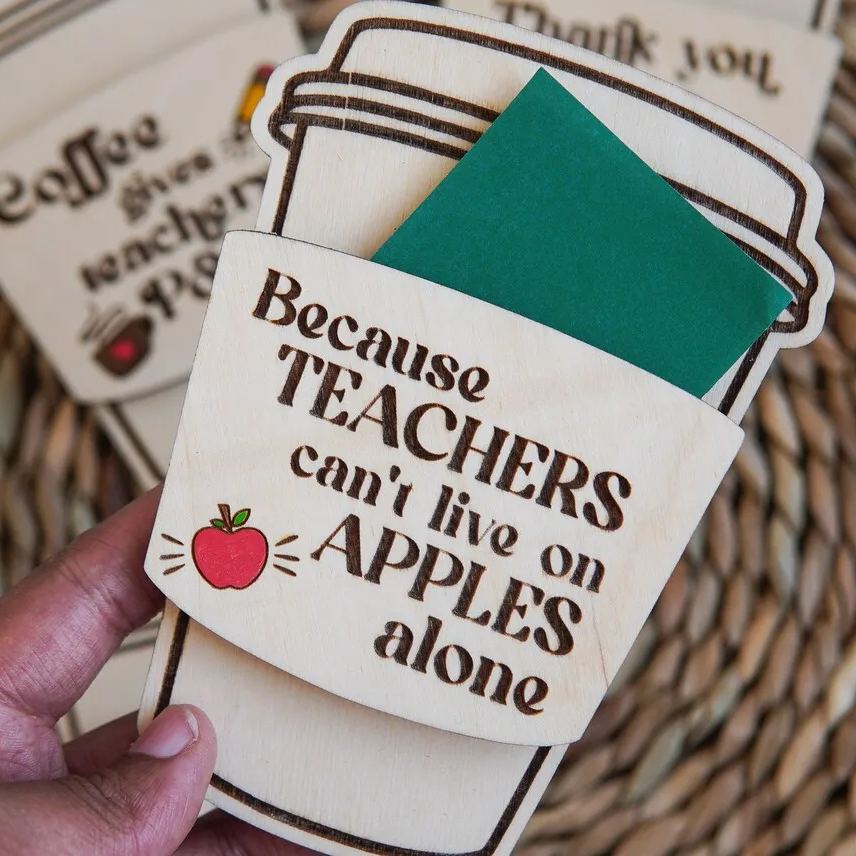 Teacher Gift Card Holder