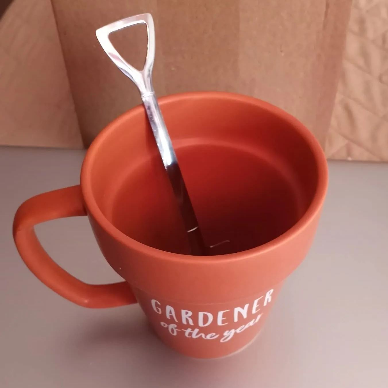 🌱Gardener Mug With Shovel Spoon