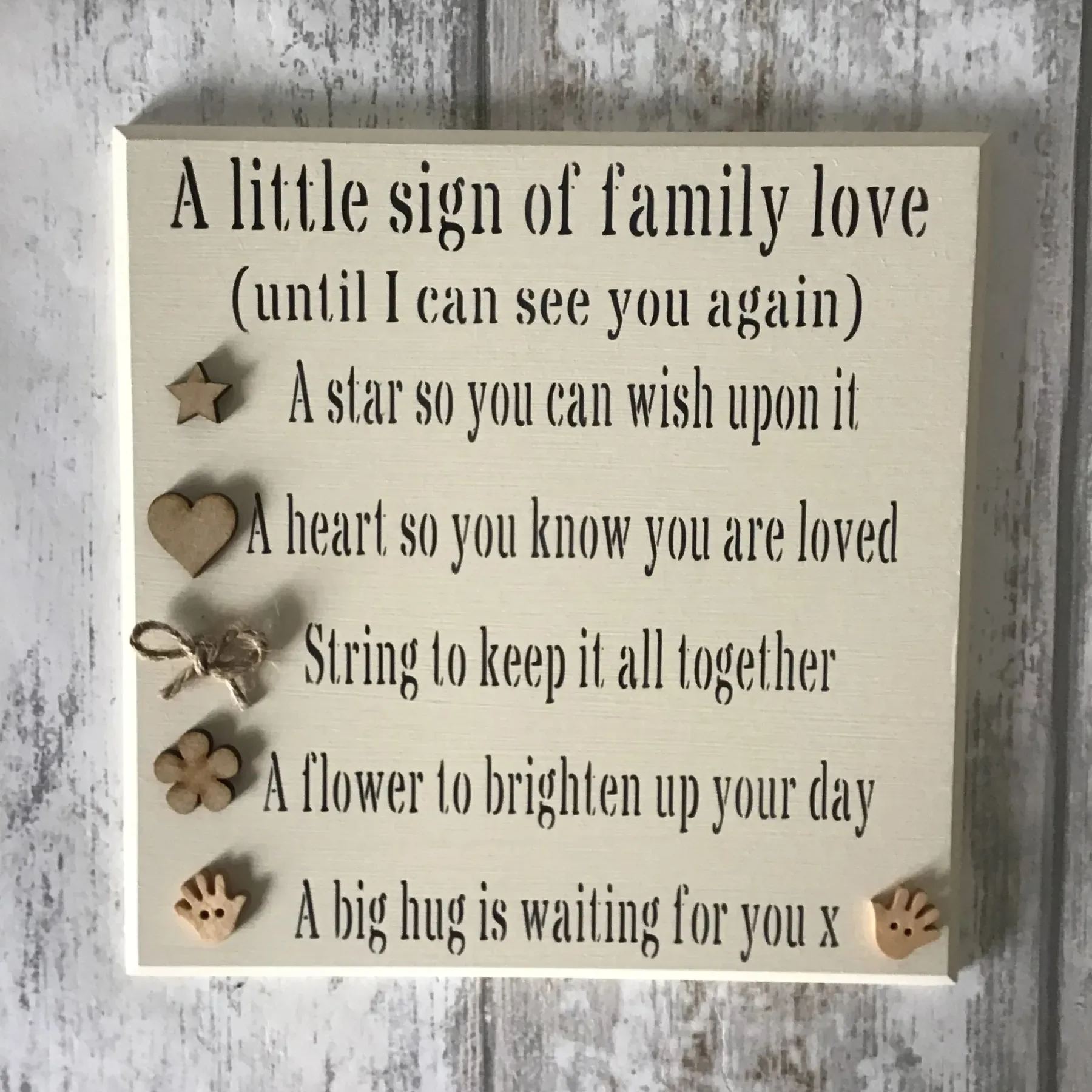 ✨Wooden Sign For Loved One - Gift For Them