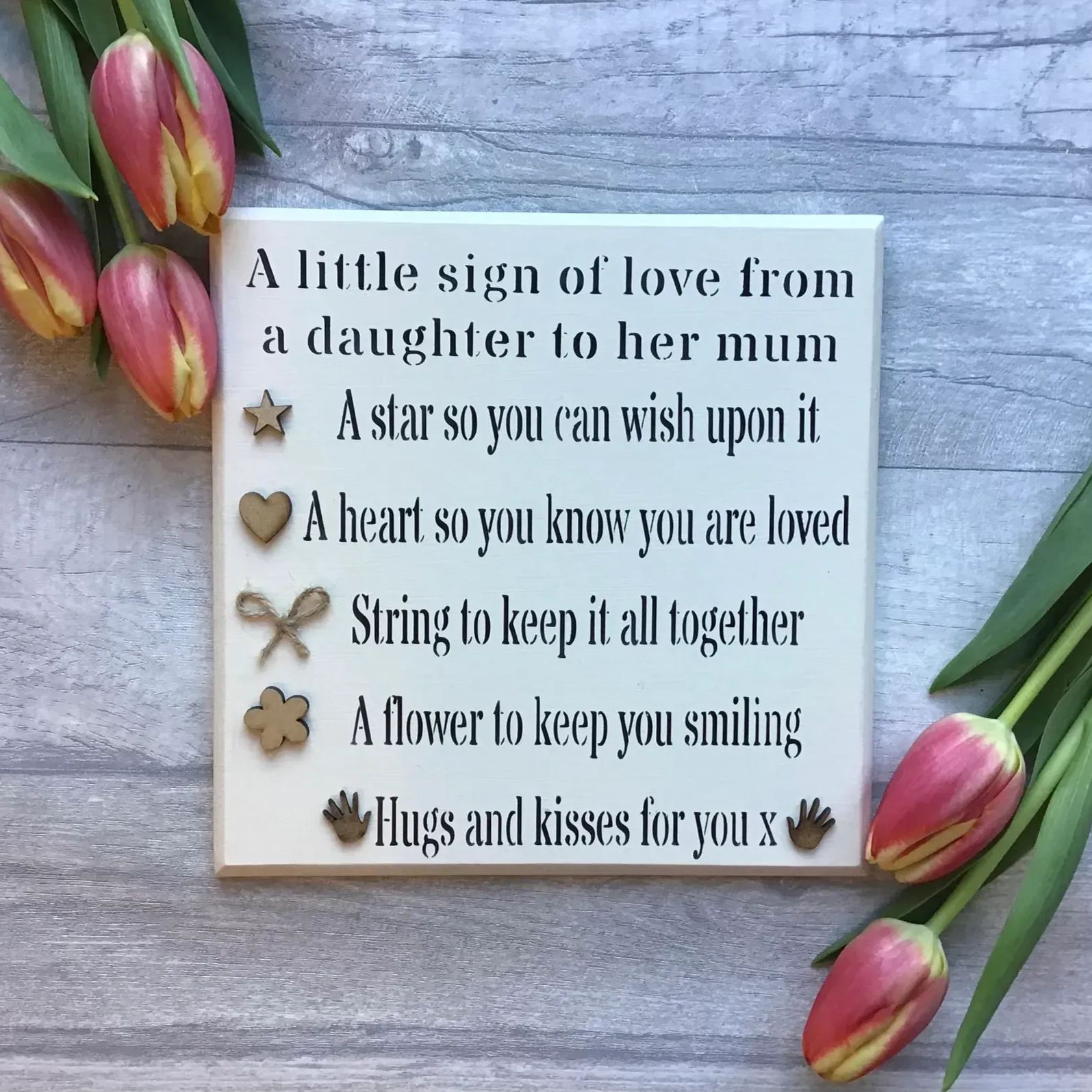 ✨Wooden Sign For Loved One - Gift For Them