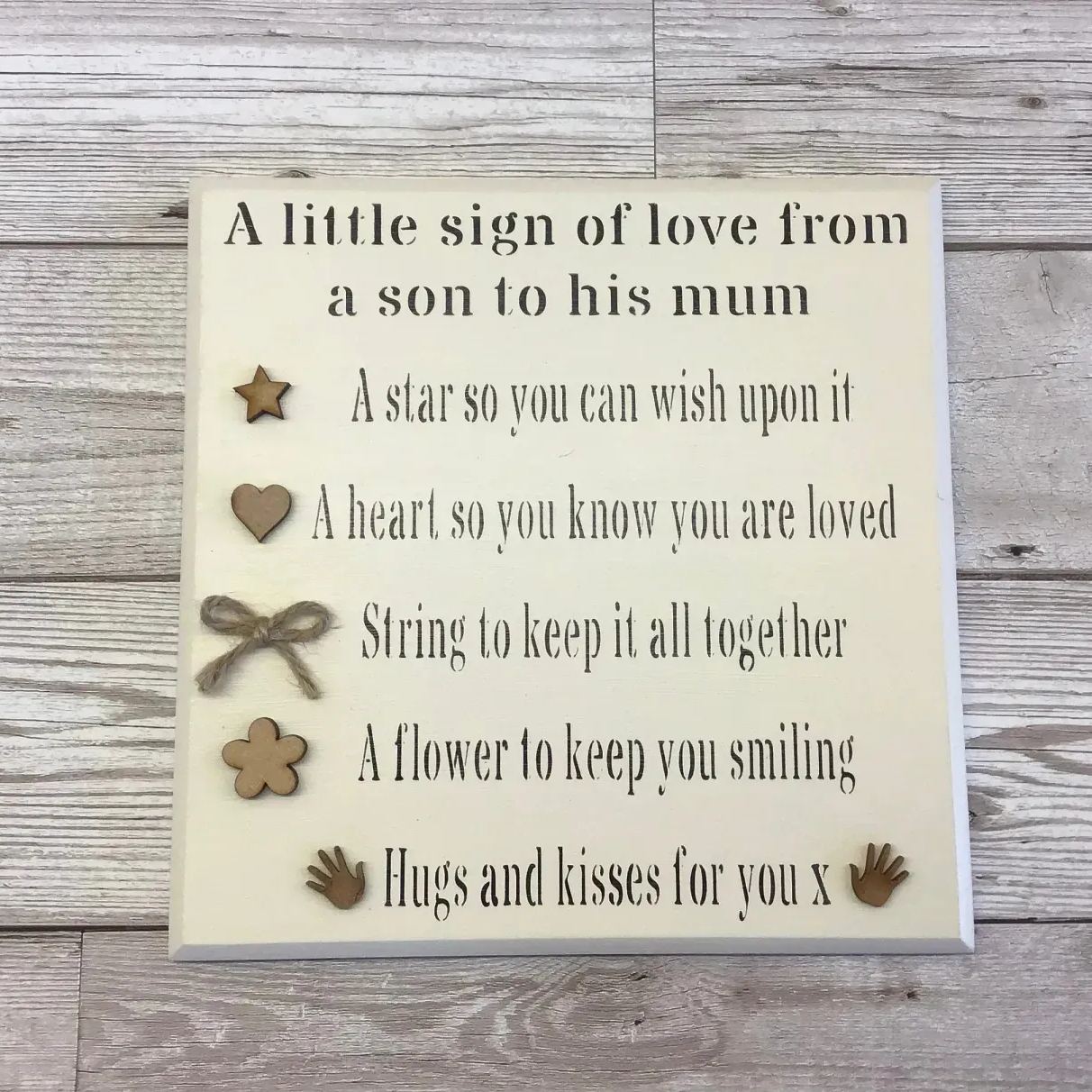 ✨Wooden Sign For Loved One - Gift For Them