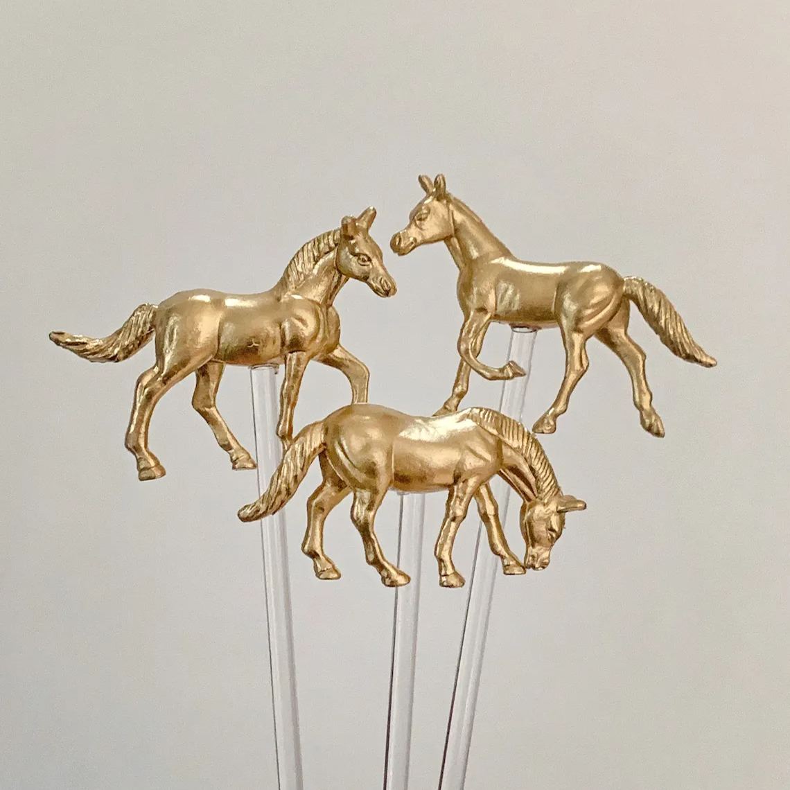 🌹🐎Horse Drink Stirrers