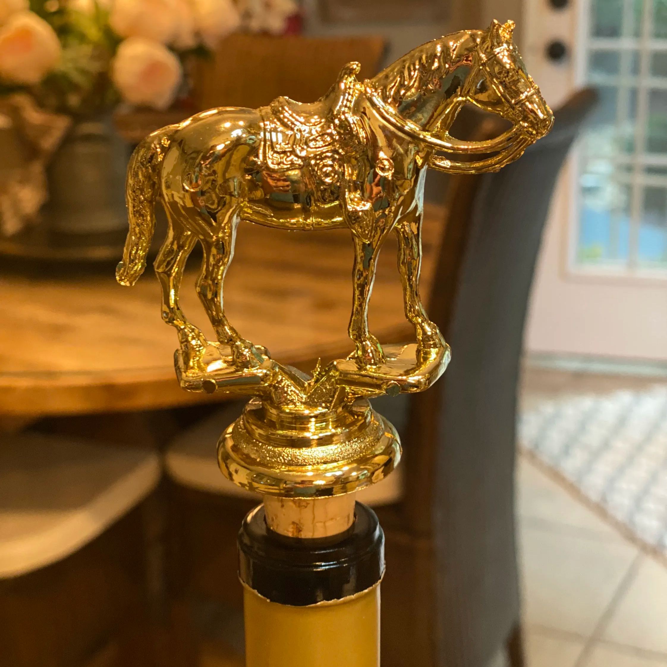 Equestrian Wine Topper: A Stylish Accessory for Horse Lovers