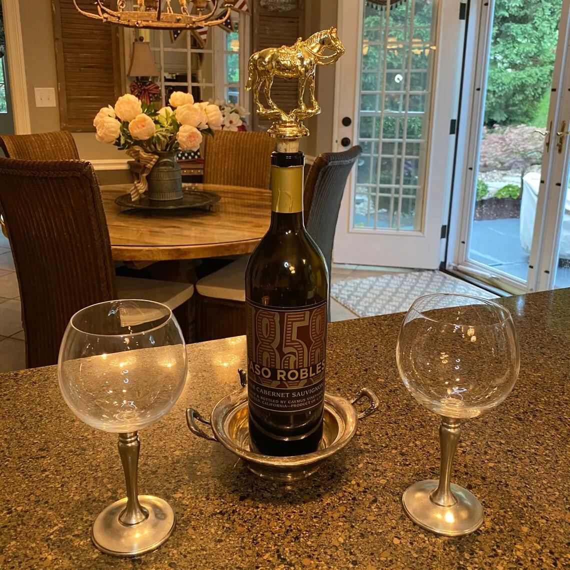 🐴Horse Figure Wine Topper