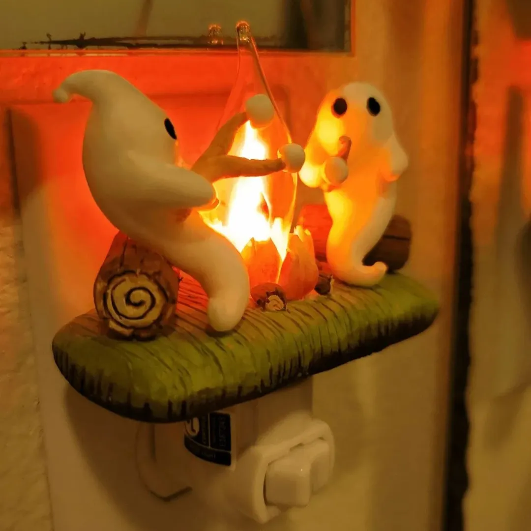 2024 Ghost Campfire Flickering Nightlight✨🔥👻