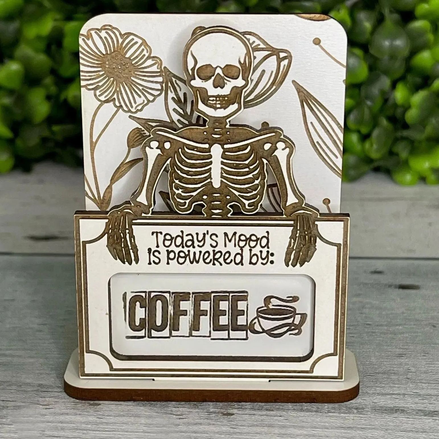 🔥Hot Sale 50% Off🔥Black Humor Desktop Wood Slice Ornament😈