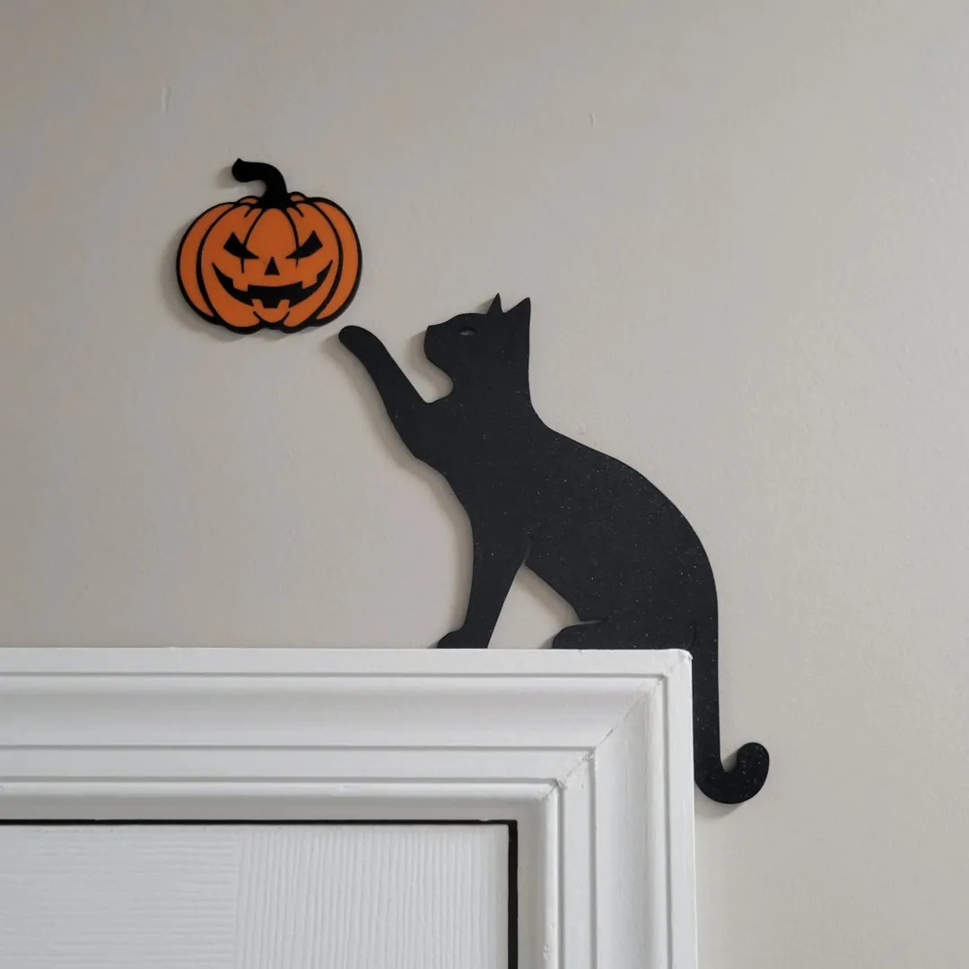 👻Ghost Cat Door Corner Topper🎃