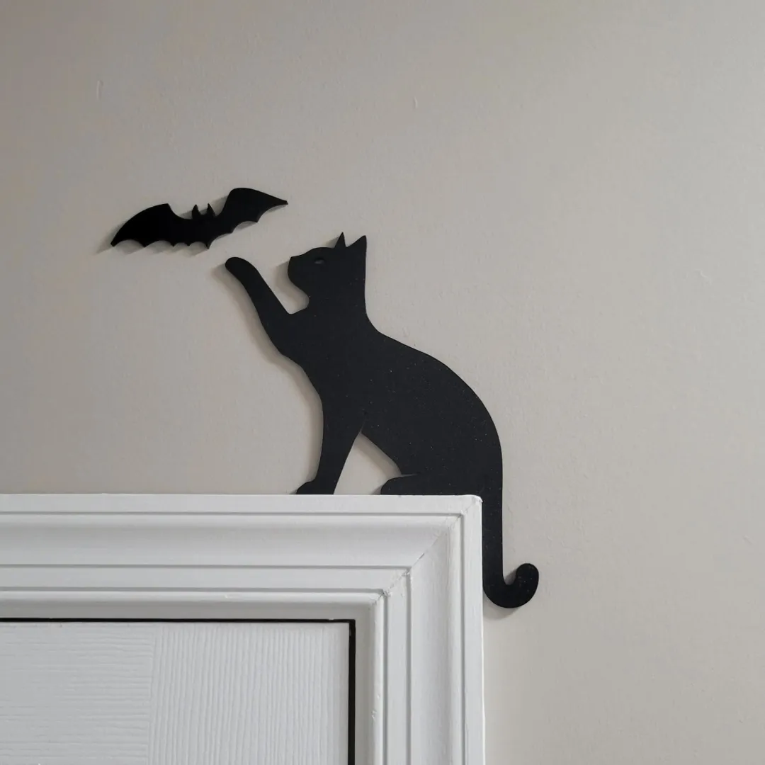 👻Ghost Cat Door Corner Topper🎃