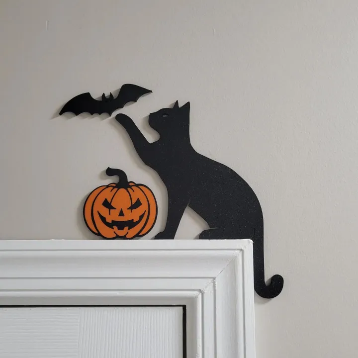 👻Ghost Cat Door Corner Topper🎃