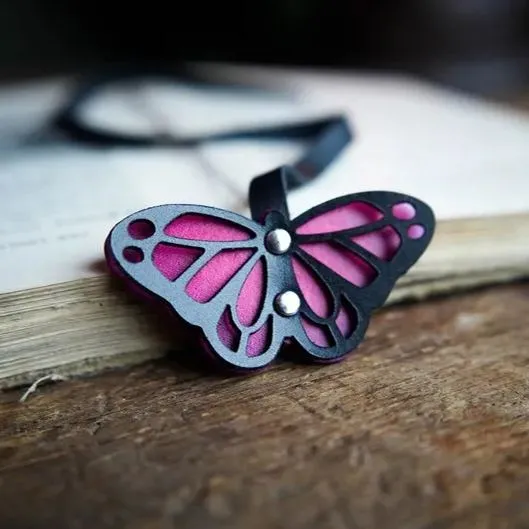Handmade Leather Leaf Bookmark - Unique Botanical Gift Ideas For A Reader