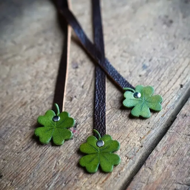 Handmade Leather Leaf Bookmark - Unique Botanical Gift Ideas For A Reader