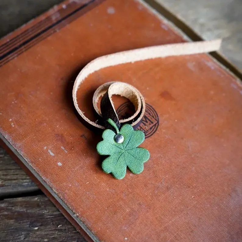 Handmade Leather Leaf Bookmark - Unique Botanical Gift Ideas For A Reader