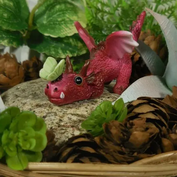 🔥🔥2025 Mother's Day Gift 50% Off--Miniature Green Dragon Reading on Giant Book Figurine