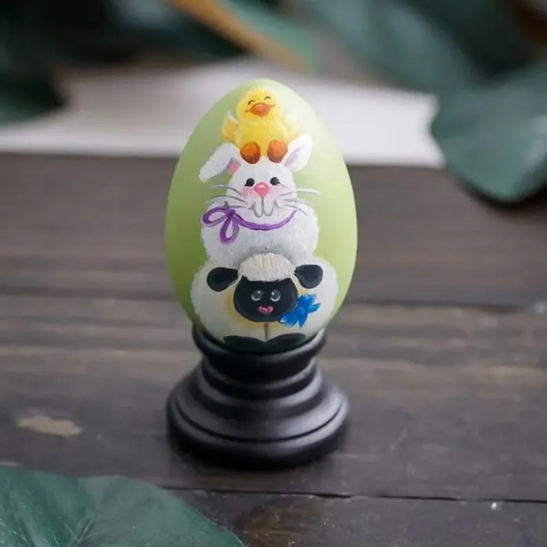 🔥🔥2025 Easter Gift 50% Off--Wooden Easter Egg