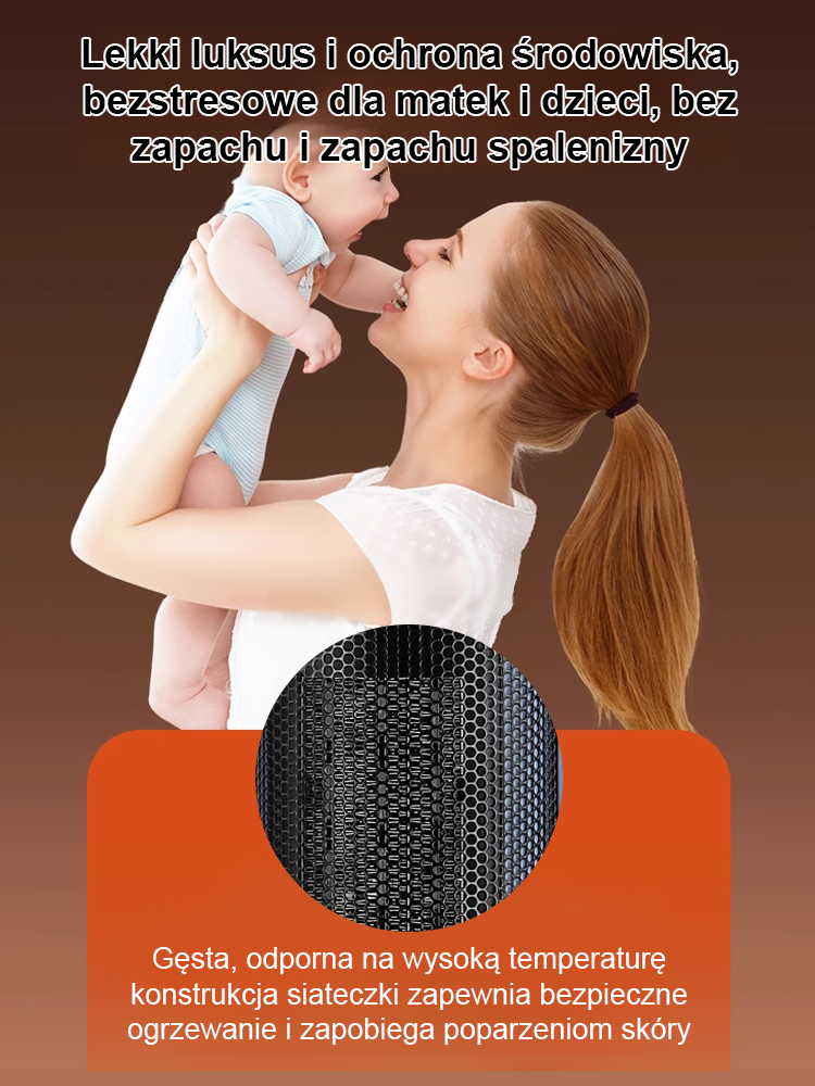  ⚡️【Nagrzewanie w 1 sekundę】 Trójstopniowy, regulowany grzejnik z płomieniem 3D o dużej powierzchni! 🔊 Zużywa tylko 1 kWh energii elektrycznej przez 12 godzin. Ogrzewa do 200 m² w 5 minut.