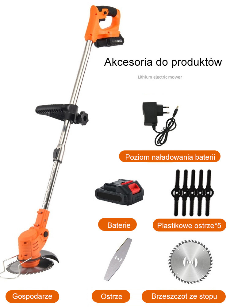 Akumulatorowa kosiarka elektryczna