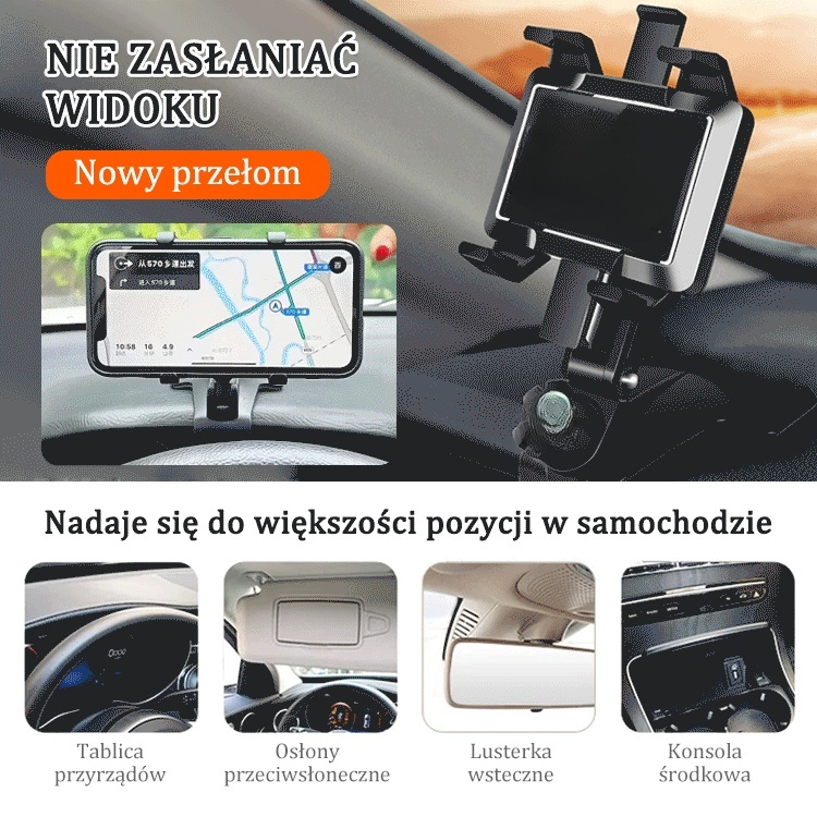 Wielofunkcyjny uchwyt na telefon komórkowy