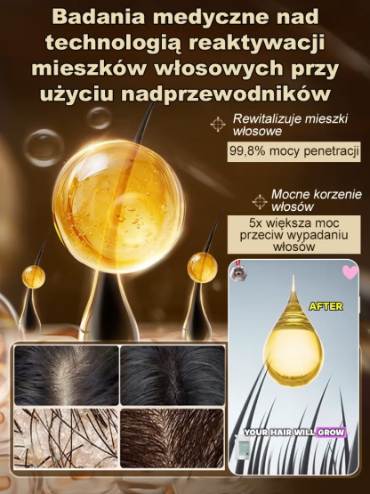 Nadal zmagasz się z wypadaniem włosów? 【Rekomendacja ekspertów】 Przywraca młodzieńczą teksturę włosów, zapewniając im zdrowe, grubsze włosy.