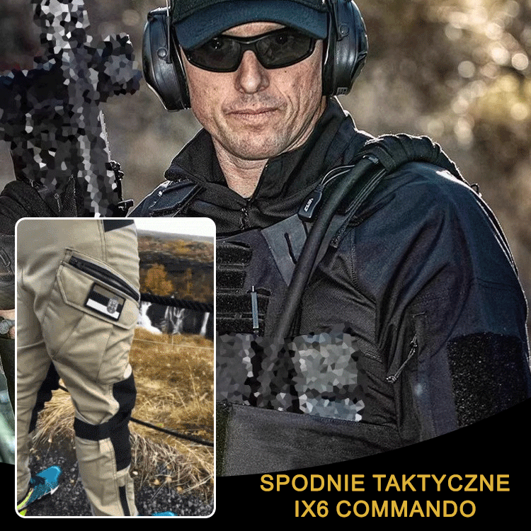Nowe spodnie taktyczne IX6 Raider dla mężczyzn✨ Odporny na zarysowania, wytrzymały, wiatro- i wodoodporny
