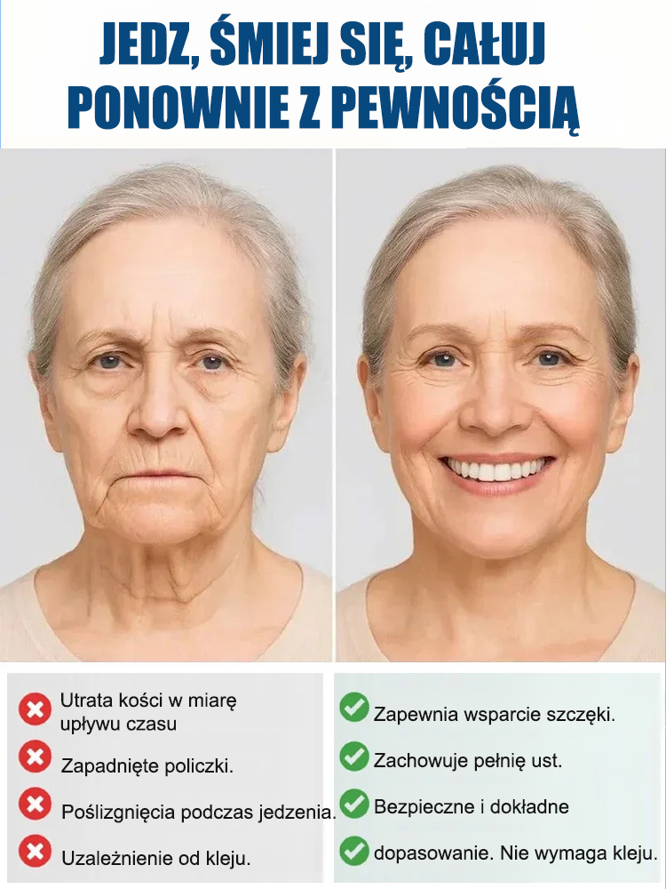 💰 Płatność przy odbiorze | 🦷 Najpierw przymierz, potem zapłać🥕 Gryź jabłka bez ograniczeń, kości też niestraszne!