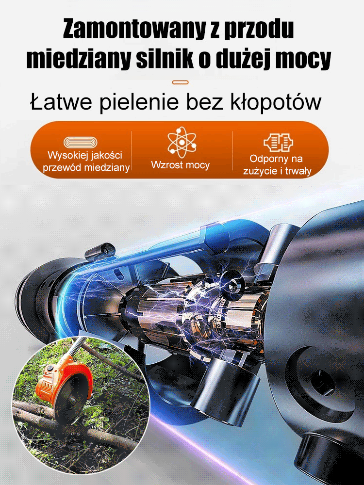 Akumulatorowa kosiarka elektryczna