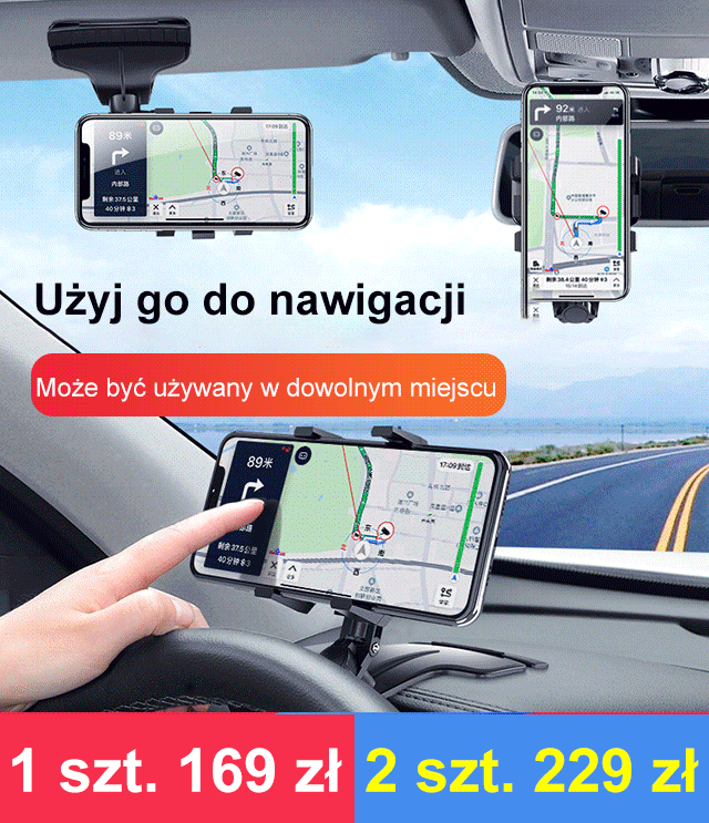 Wspornik samochodowy na telefon