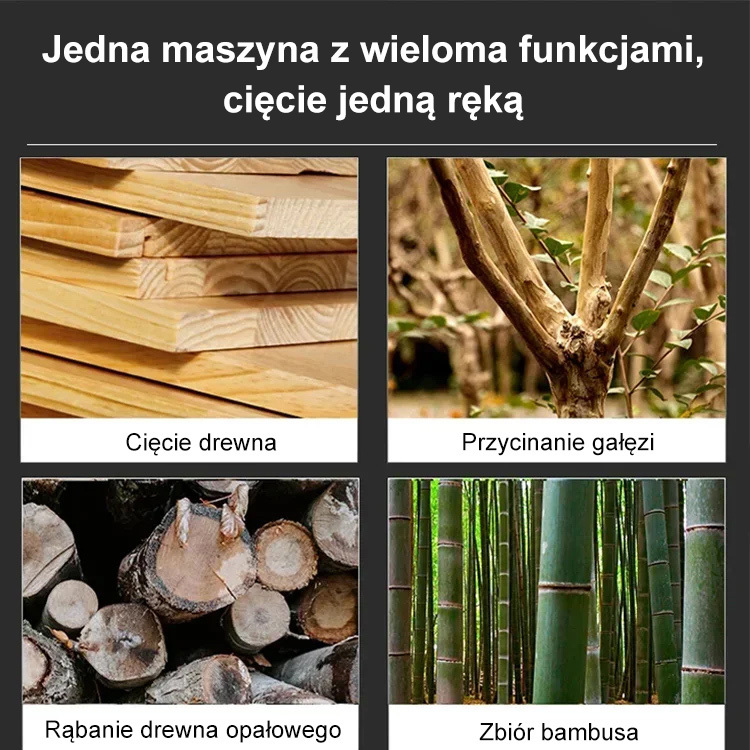 4-calowa jednoręczna pilarka litowa
