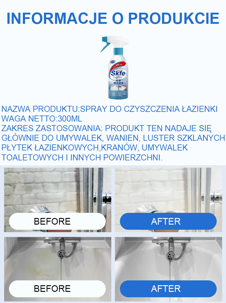 Środek czyszczący do łazienki UBELA