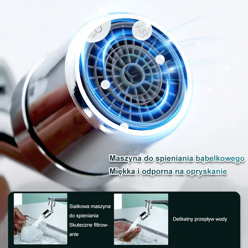 Uniwersalny kran z ramieniem robota