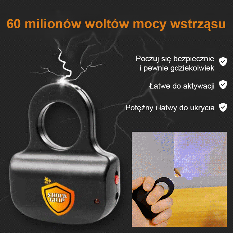 【14dniowy okres próbny za darmo】Elektryczny brelok z paralizatorem, Strażnik, którego nosisz ze sobą