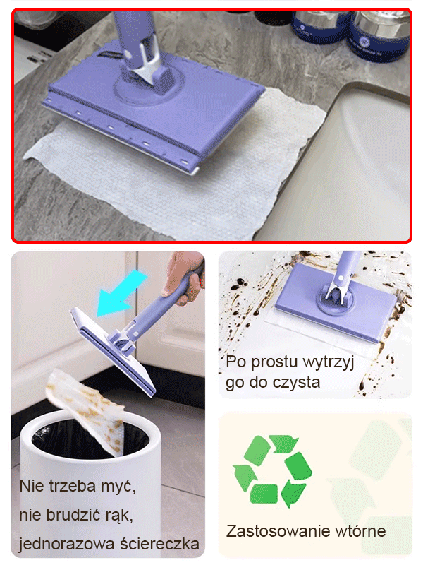 Mop, który nie brudzi rąk