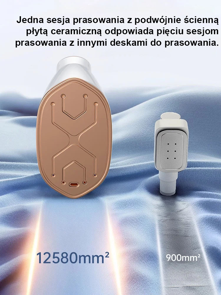 【Rozpoznawanie tkanin AI】💁Ręczne żelazko parowe do usuwania zagnieceń w 1 sekundę ✨Ubrania wyglądają jak nowe, schludne i świeże!