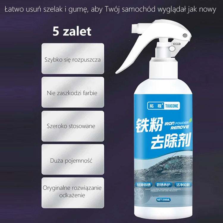 Neutralny spray do usuwania rdzy