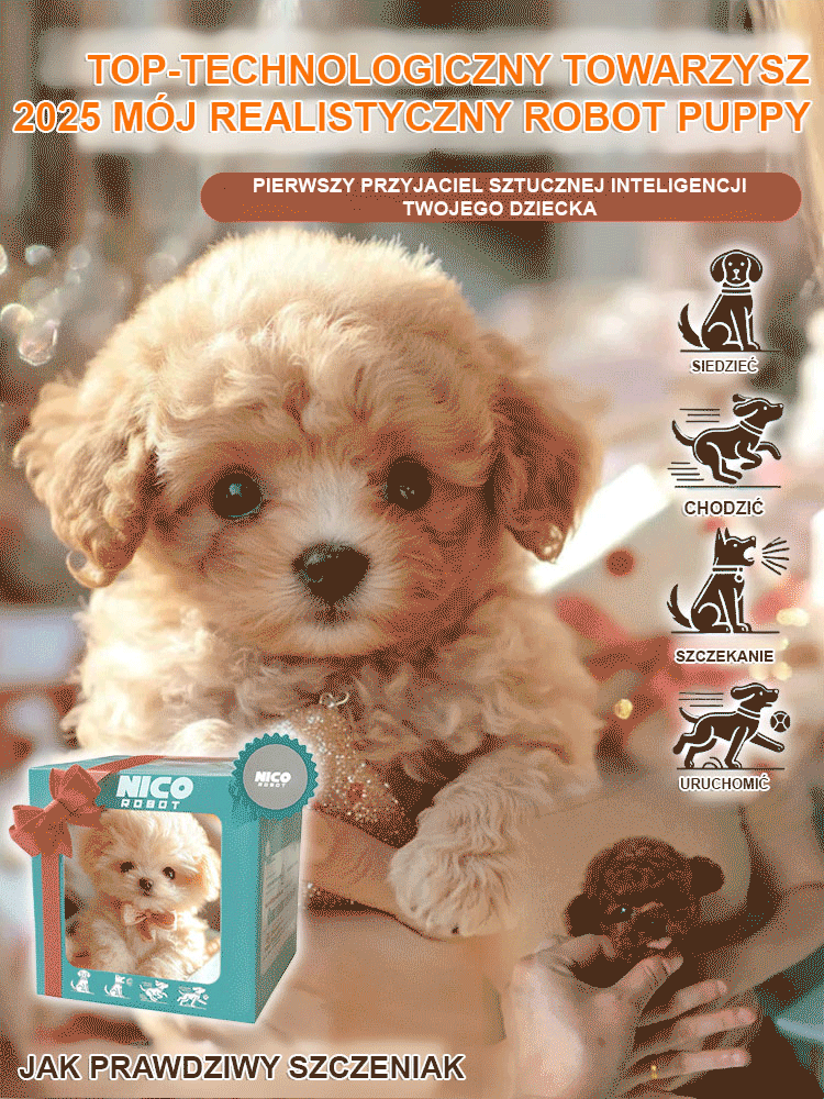 【Bezpłatny okres próbny】🐶Bionic AI Intelligent Pet Companion: Koniec z troską o opiekę nad psem! 🌟
