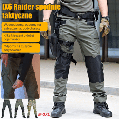 Nowe spodnie taktyczne IX6 Raider dla mężczyzn✨ Odporny na zarysowania, wytrzymały, wiatro- i wodoodporny