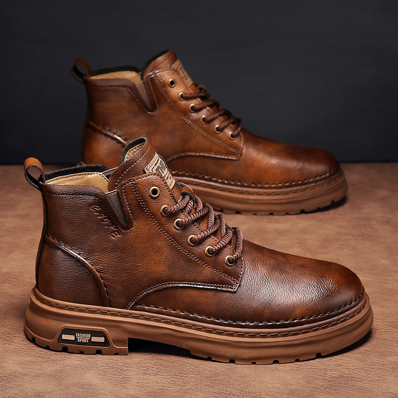 【Męskie buty Martin w stylu brytyjskim.】🙋‍♂️Klasyczny i wszechstronny design idealnie sprawdzi się na każdą okazję.