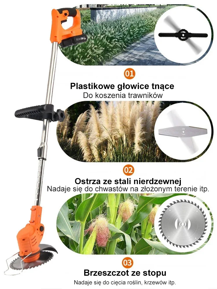 Akumulatorowa kosiarka elektryczna