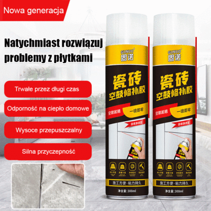 🏠Najnowsza technologia kleju ceramicznego! 👉Specjalnie do naprawy odpadających i pustych płytek!