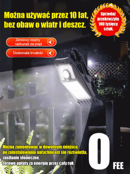 Inteligentna indukcyjna lampa solarna