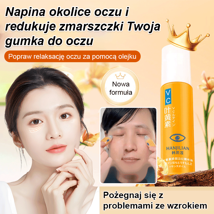 Serum olejowe na zmarszczki i drobne linie wokół oczu. 🌟 Cofnij czas i rozjaśnij okolice oczu! 🌟