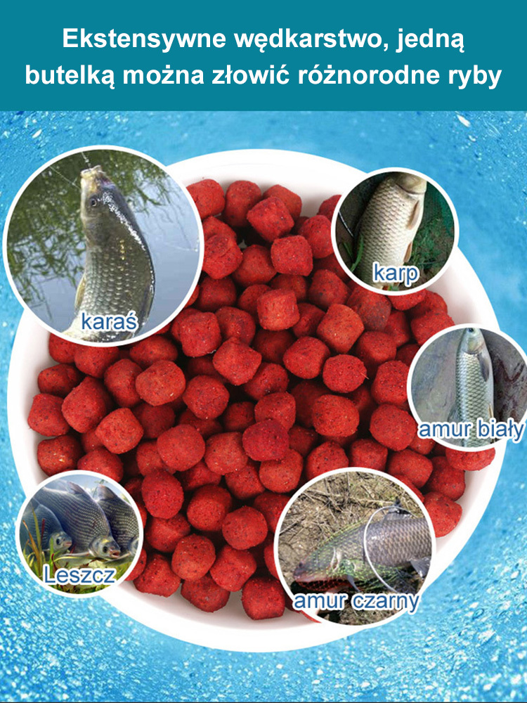 【Złów rybę w kilka sekund】 Cząsteczki świeżej przynęty z białka zwierzęcego 🐟 Kup teraz i zostań mistrzem wędkowania!