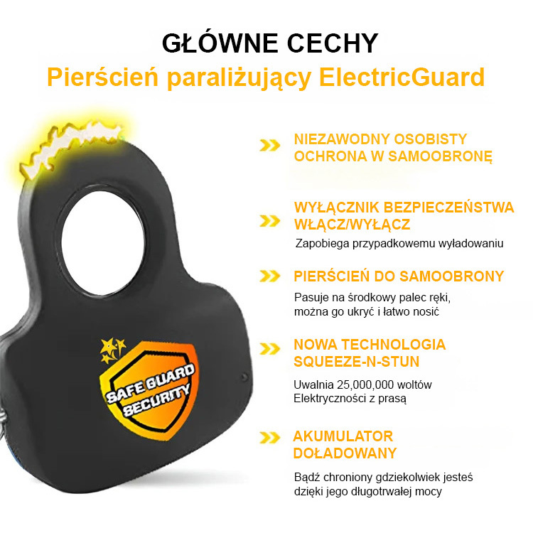 【14dniowy okres próbny za darmo】Elektryczny brelok z paralizatorem, Strażnik, którego nosisz ze sobą