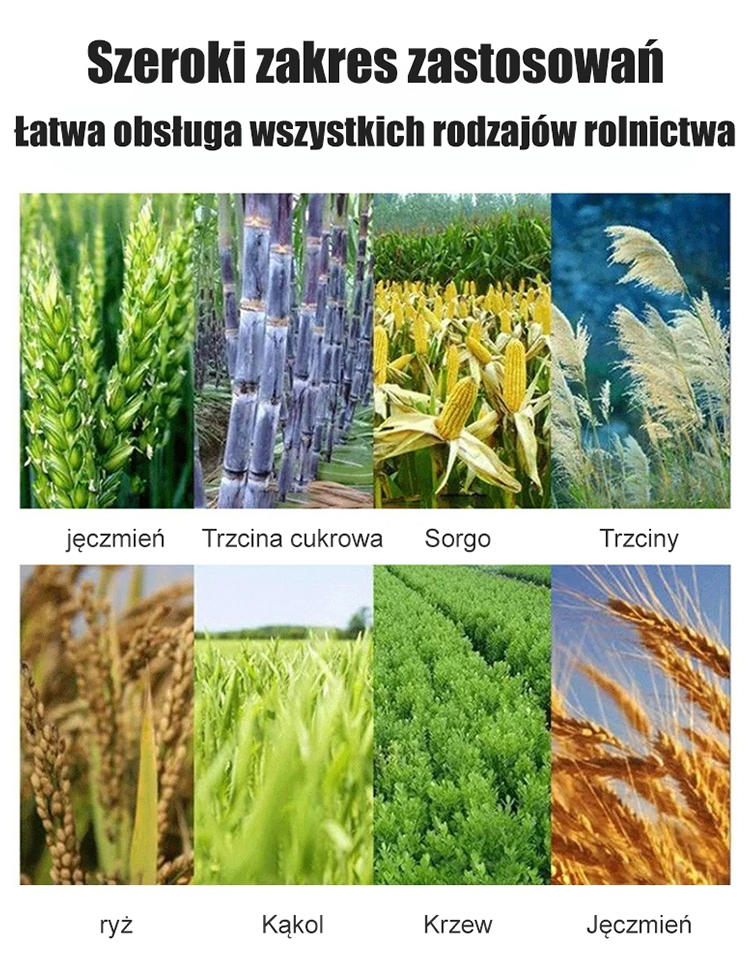 Druciana głowica kosiarki z kołem pielącym