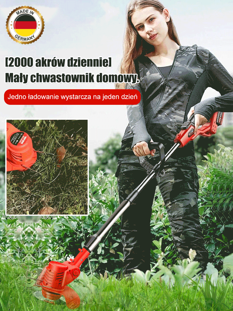 【Nie trzeba tankować】🔋Mały chwastownik domowy. 🌟Superostra – Dziesięć razy ostrzejsza niż konwencjonalna kosiarka