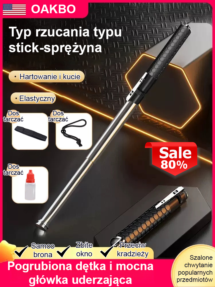 Samogasnąca pałka dla bezpieczeństwa i ochrony